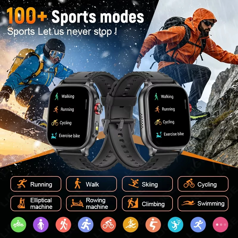 Nouvelle Montre Connectée Bip 5 Max 2026 Amazfit pour Hommes, Sportive, Étanche IP68, Lampe Torche Extérieure, Appel Bluetooth, Montre Connectée Tendance pour Femmes, Idéale pour un Cadeau