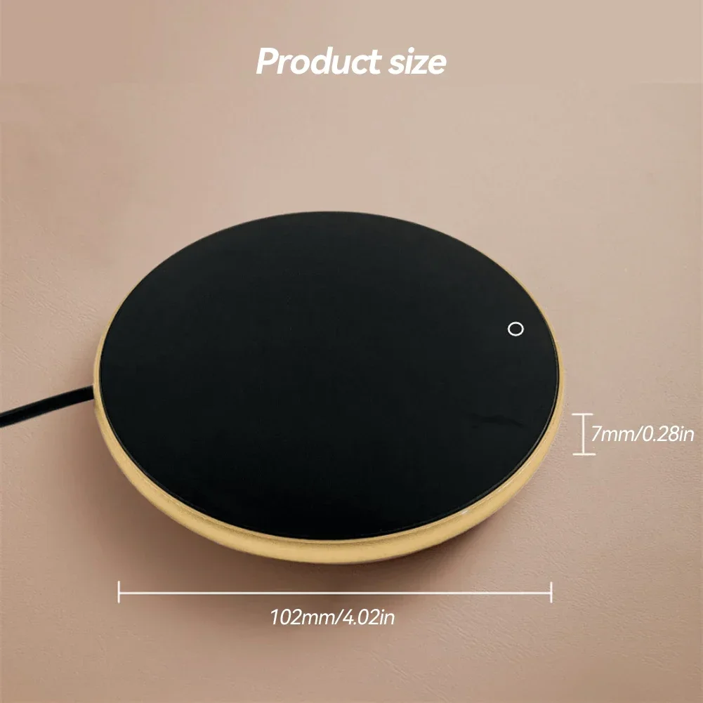 Coffee Cup Heater Mug Warmer USB Heating Pad Electic Milk Tea Water Thermostatic Coasters Cup Warmer For Home Office Desk DC 5V