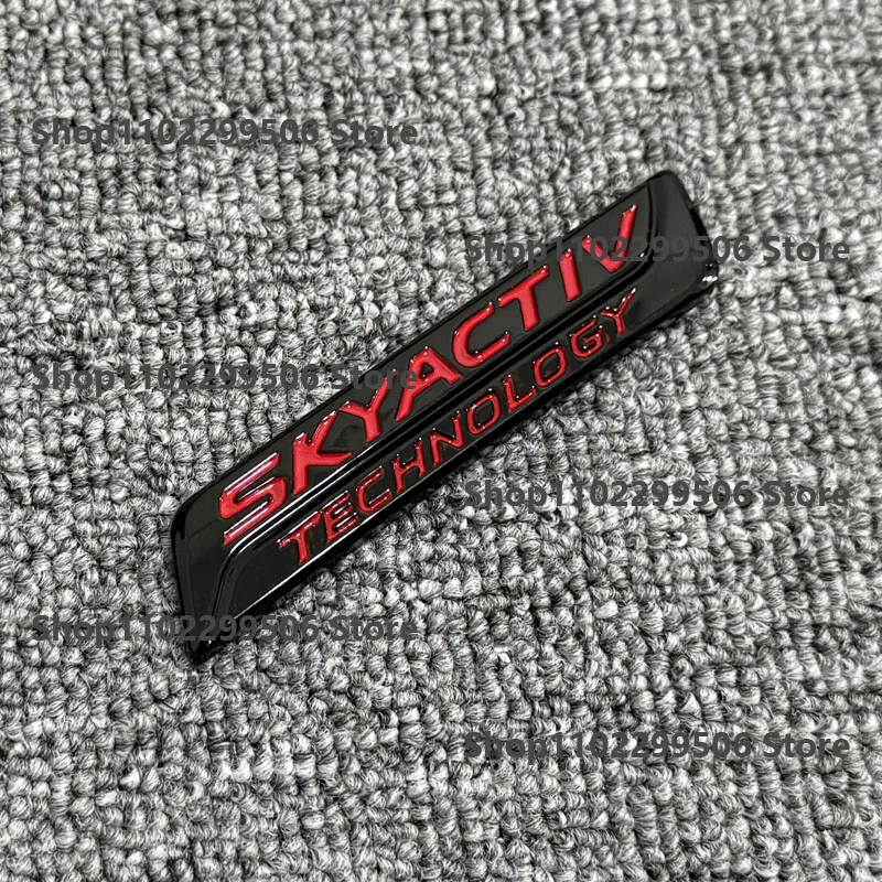 Sleek Black 3D Rear Trunk Emblem Badge Sticker