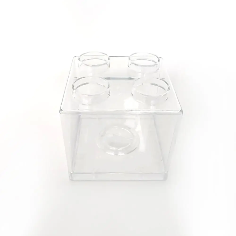 1PC Creative Money Box Building Block Saving Box Transparent Plastic Blocks Coin Storage Case Kid Gift Change Boxes Home Decor