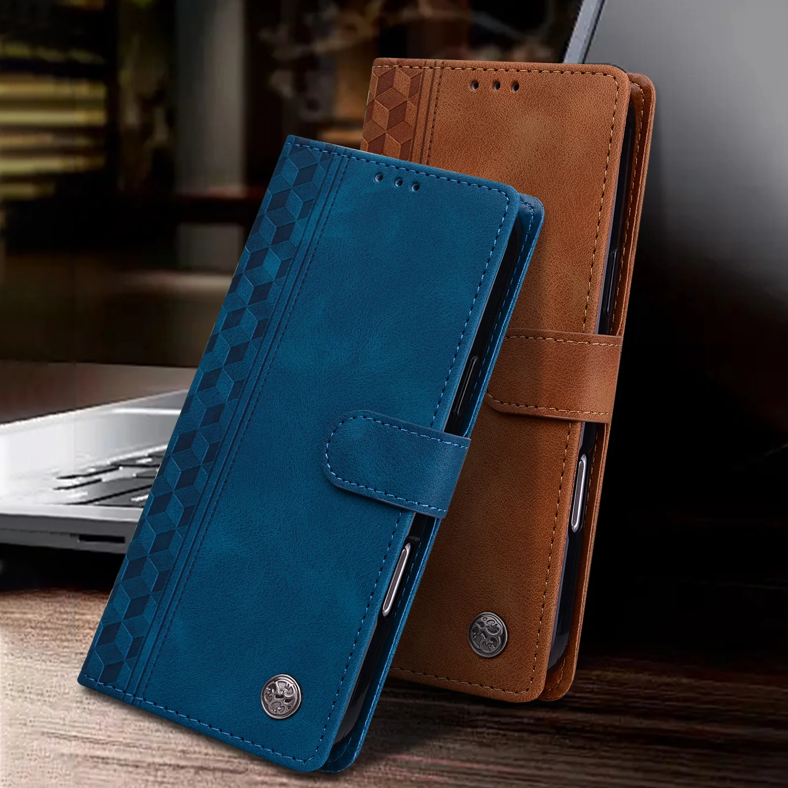 Magnetic Flip Leather Wallet Phone Case