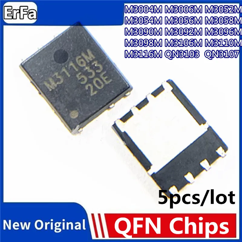 5pcs M3106M M3110M M3116M QN3103 QN3107 M3004M M3006M M3052M M3054M ...