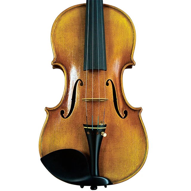 LZS 4/4-1/4 Violin Handmade German Violin Oil Varnish Solid Wood With Bow