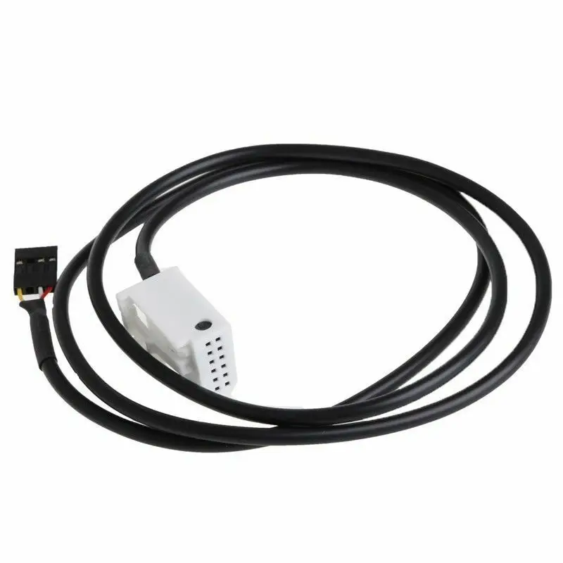 

Автомобильный AUX-переключатель для GLI MK5 2006-2010 черный интерьер для кролика 2006-2009 запчасти пластиковый сменный аудиокабель