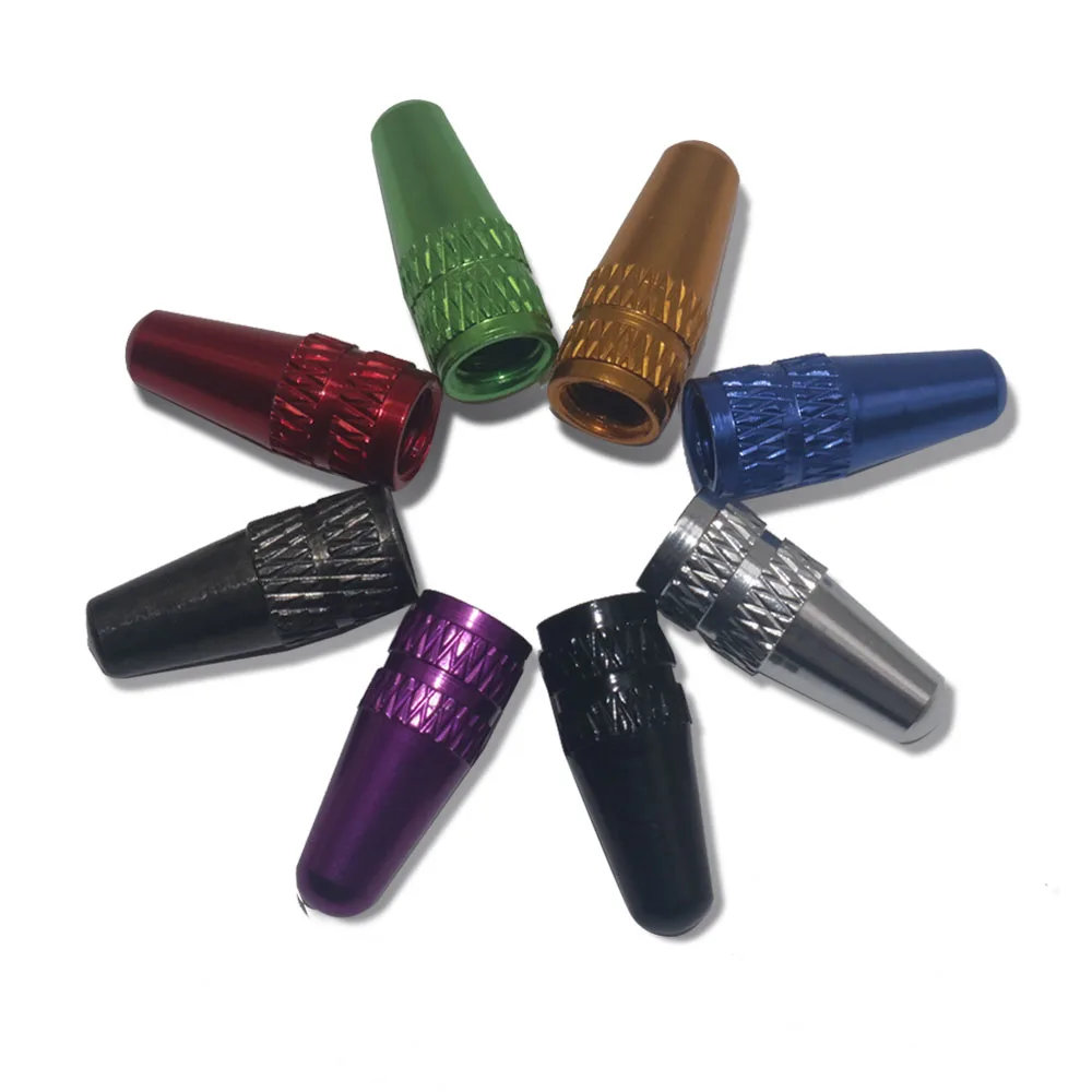 Aluminum Alloy Bicycle Tire Valve Caps - Set of 10