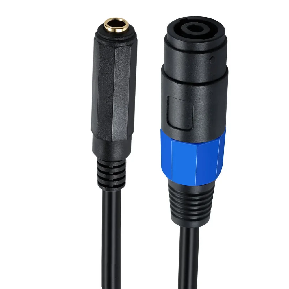 Speakon to 1/4 TS  6.35mm   Ŀ ̺, Ŀ   6.5, 0.5m