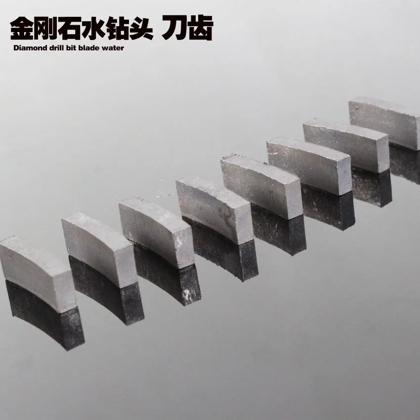 

10Pcs Diamond Core Drill Bit Crown Segment For Retipping Turbo Shape Replacement For Brick Walls Reinforced Concrete