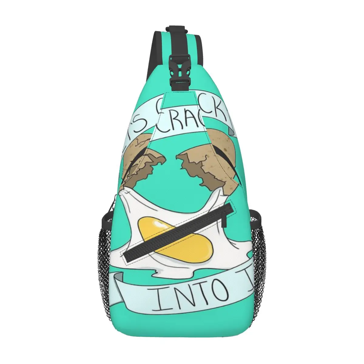 

Let's Crack Into It Chest Bag Retro Portable Travel Nice gift Multi-Style