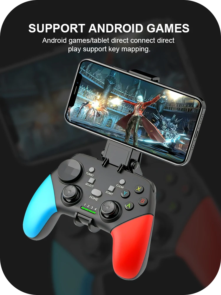 Manette Jeu Mobile Android/iOS | Compatible PUBG, CODM, Genshin Impact - Vert, Bluetooth 5.2