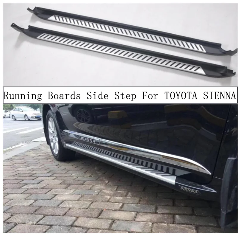 For Toyota Sienna 20112021 Running Boards Side Step Bar Pedals High