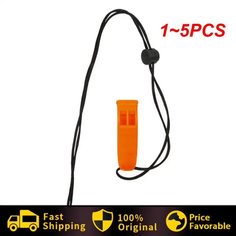 

1-5 шт. свисток для выживания на природе многоцелевой беспрепятственный звуковой свисток для кемпинга рыбалки выживания со шнурком разные инструменты