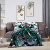 Cute H-Hatsune M-Miku skicomfort warm Soft Baby blanket suitable Home Kid Lunch Blanket Suitable for Home Office Daily Use Cover 3