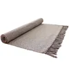 Thick Retro Hand Woven Cotton Linen Carpet Rug Kilim Bedside Rug Floor Mat for Living Room Bedroom Carpet Tassel Home Decor 5