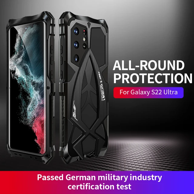 Original Luphie Metal Armor For Samsung Galaxy S23 Ultra Case Military  Shockproof Rubber Full Rugged Cover