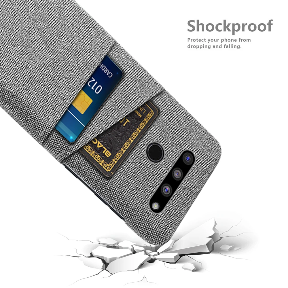 Custodia In Tessuto Per Lg V50 Thinq Caso Doppia Carta Tessuto Panno Di Lusso Business Cover Per Lg V50 V 50 Lgv50 Thinq 5G 6.4 "Coque Funda