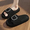 Thick Sole Summer Beach Slides Mens Bath Anti-Slip Slipper Large Size 49 Soft Sandals Fashion Women Flip-Flops Cartoon Bear Shoe 3