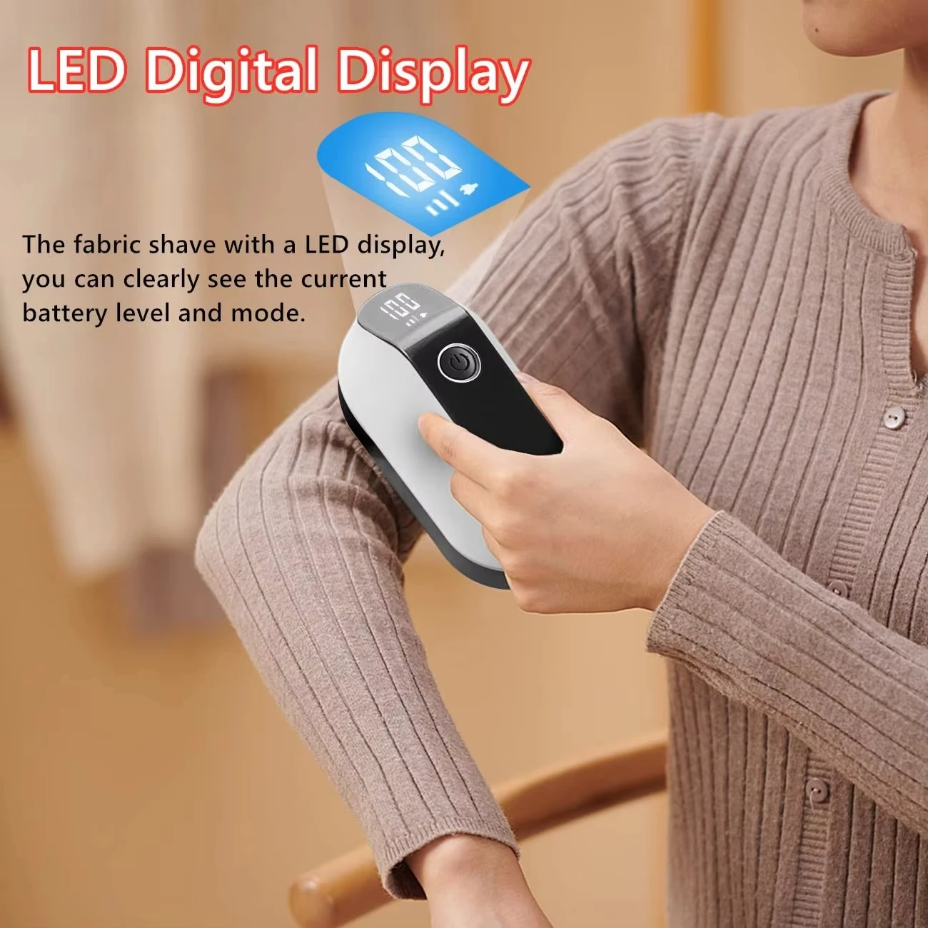 Electric Lint Remover For Clothing Hair Ball Trimmer Fuzz Clothes Sweater Carpet Fluff Spool Shaver USB Rechargeable 3