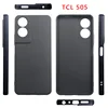 For TCL 505 Soft TPU Phone Case for Tcl TCL505 Tcl505 T509K T5094 Frosted Black Cover Silicone Protective Back Coque Shell 2