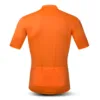 Half Zipper Cycling Jersey Men Women Bike Shirt Bicycle Clothing Short Sleeve Mountain Road Downhill Top Riding Summer Orange 3
