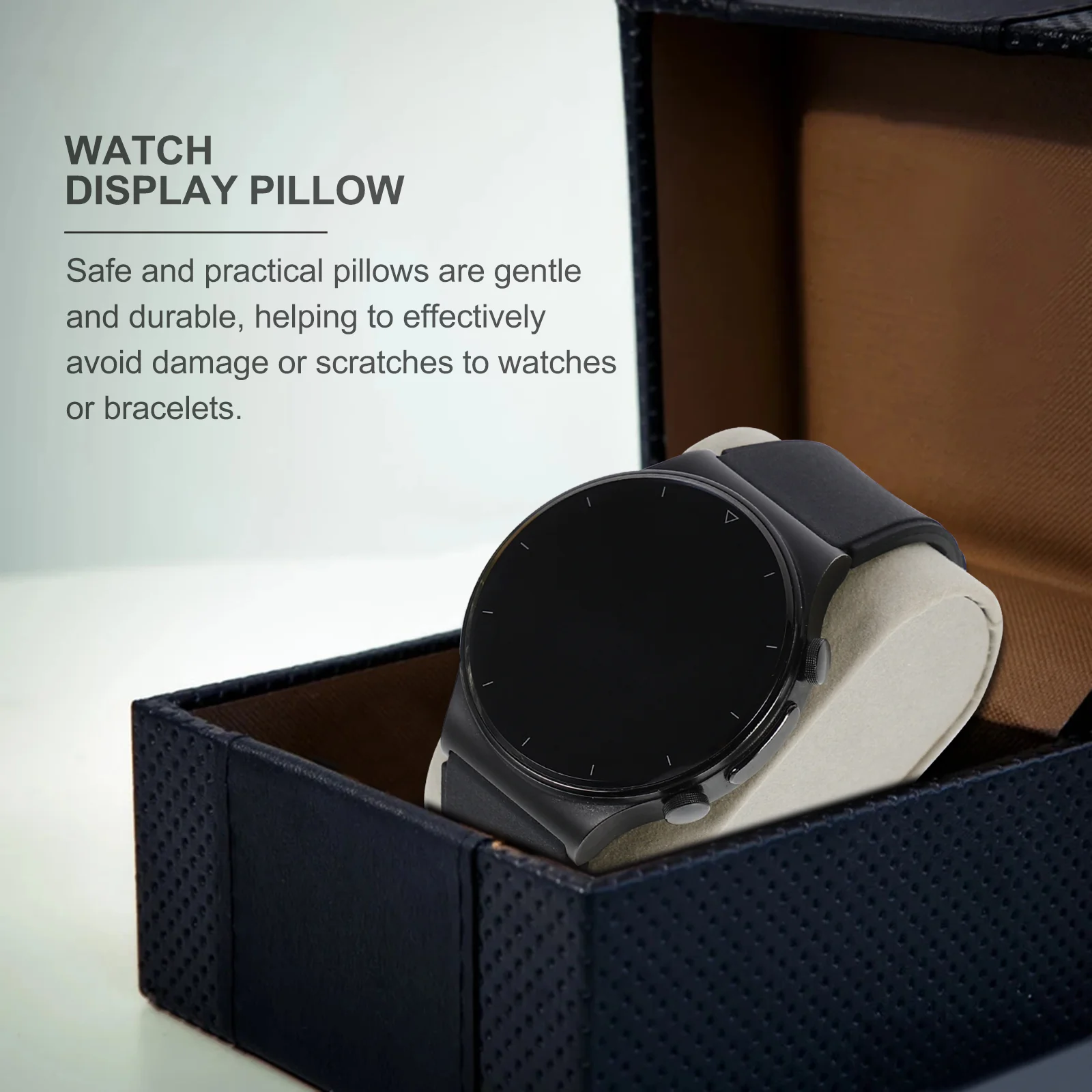 Watch Display Stand 6 Pcs Jewelry Display Stand Bangle Pillow Watch White Pillowcase Bracelet Holder