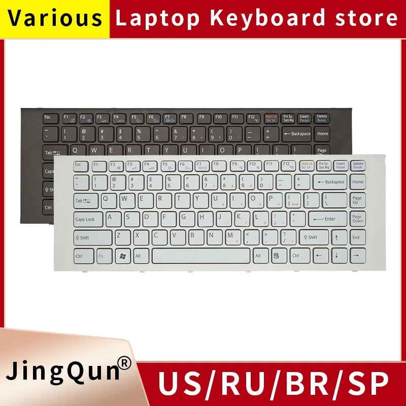 

NEW FOR Sony Vaio VPCEG VPC EG-111T EG-112T EG-211T EG-212T PCG-61A14L Black Laptop Keyboard With Frame NEW US