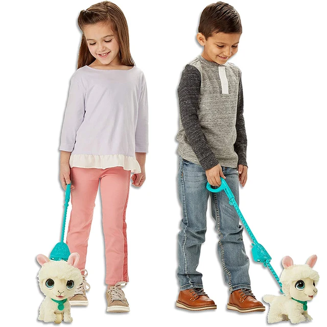 FurReal Walkalots Big Wags Llama Alpaca Interactive Pet Toy Stuffed Animals Toy For Girls Kawaii Electronic Plush Toys Christmas 5