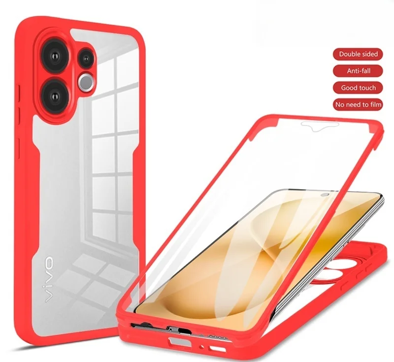 Shockproof 360° Full-Body Case with Screen Protector & Soft Silicone Back Cover