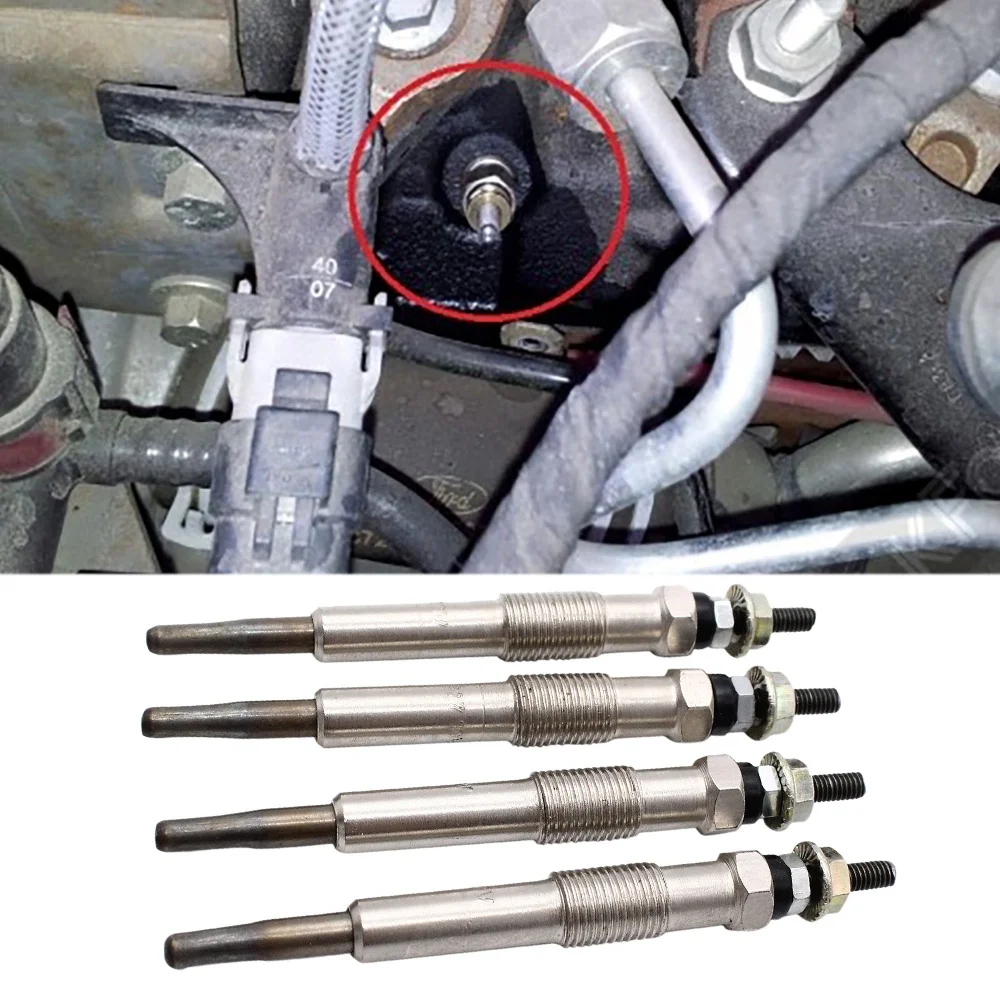 Heater Glow Plug 4X Ford Focus Transit Connect Mondeo Galaxy Smax cmax 1.8 Di Tdci 1079401