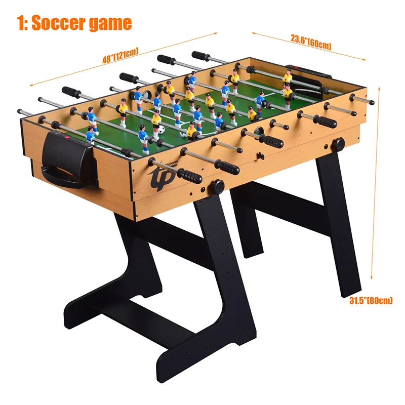 Folding Leg Soccer Tables Football Game Baby Foot Game Table Foosball Table for Kids and Adult