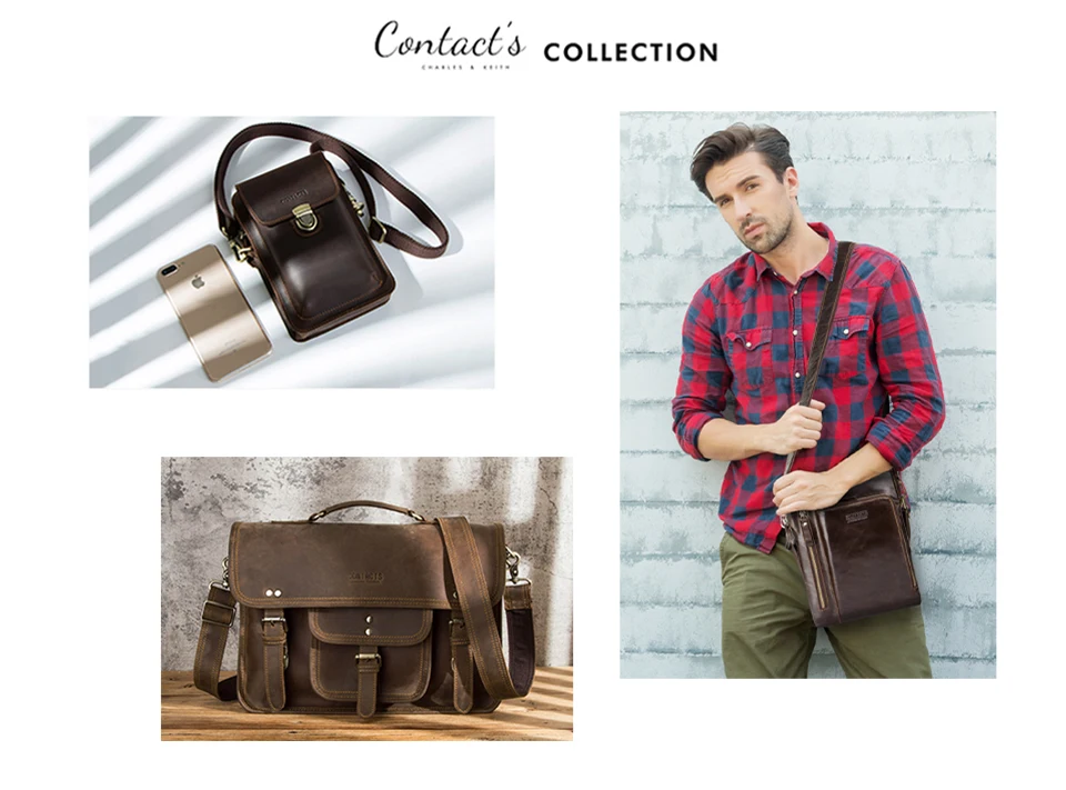 CONTACT'S Business Männer Aktentasche Crazy Horse Leder Schulter Messenger Taschen Luxus Marke Latop Tasche für 15,6 inch Tote Handtaschen – Detail 29