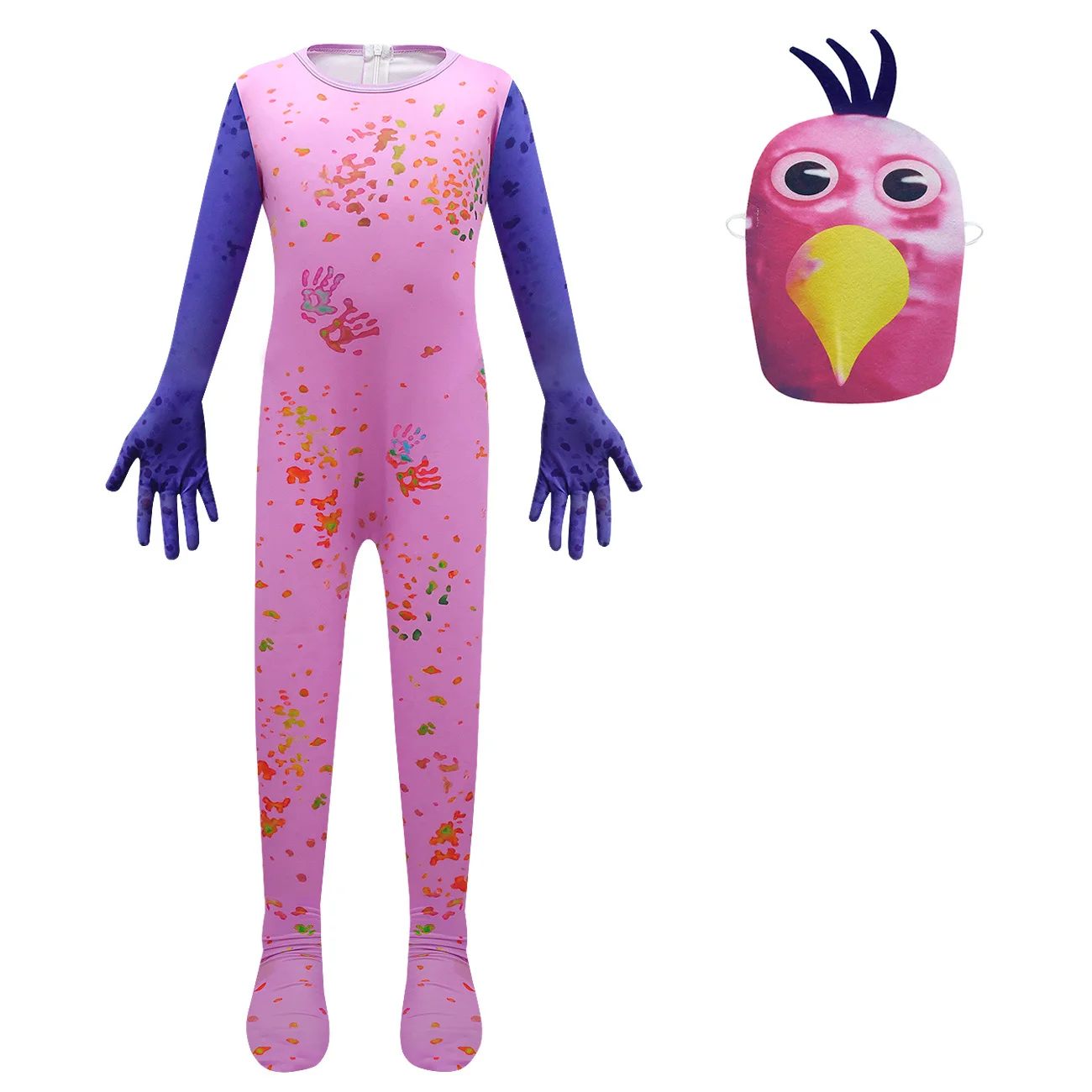 Costume Da Giardino Cosplay Rosa Pulcino Mostro Costume Halloween Per Bambino Banban