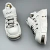Men's Casual Thick Bottom Heightening Punk Shoes Breathable PU Lined Leather Comfortable Spring Autumn Seasonal Footwear