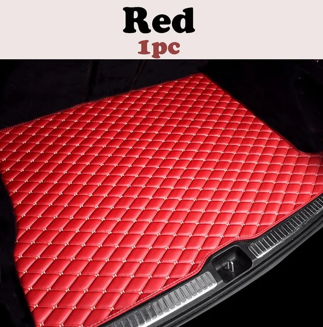 TAAN Custom Car Heck Kofferraum Matte für Audi A8 2018 2019, Cargo Liner Kofferraummatte  Kunstleder Teppiche Matte,Red: : Auto & Motorrad