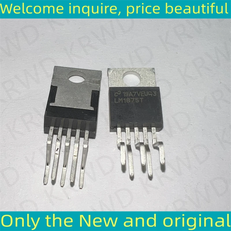 

Новый и оригинальный чип LM1875T, 10 шт., IC LM1875T/NOPB LM1875 TO-220-5 20 Вт, аудио усилитель мощности, IC чип