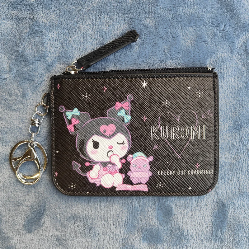 Sanrio Kuromi Wallet Coin Purse Bag Pouch Birthday Gift For Children Women Girls Boys