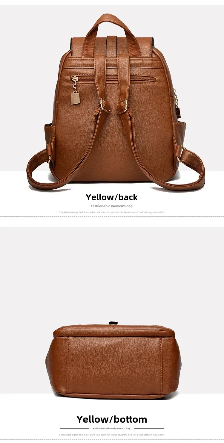 Soft Leather Shoulder Bag Fashion Look