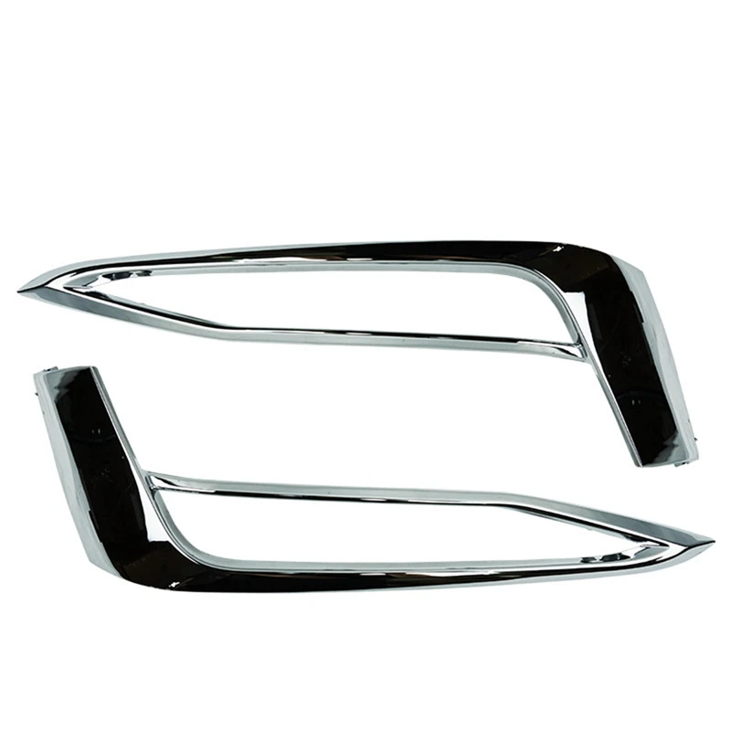 

1Pair Front Bumper Fog Lights Mesh Grille Cover Trim(LH+RH)51117385283 51117385284 Parts For BMW 530E 530I 540I