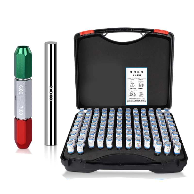 120MM182pcssetwith1pchandlePrecisionSteelPinGaugestep01mm