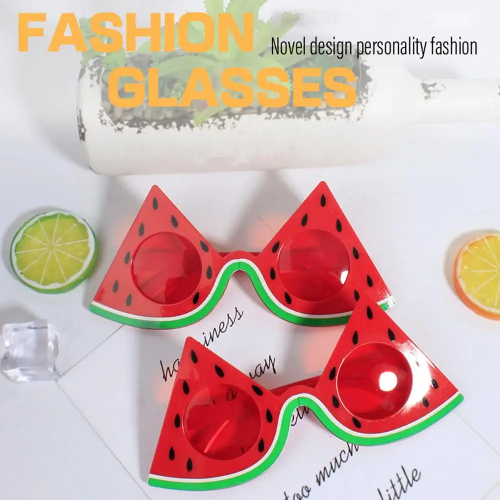 

Party Glasses Creative Shape Ultralight Bright Color Smooth Edge Easy-wearing Dress-up Hawaiian Style Party Glasses Funny Sungla