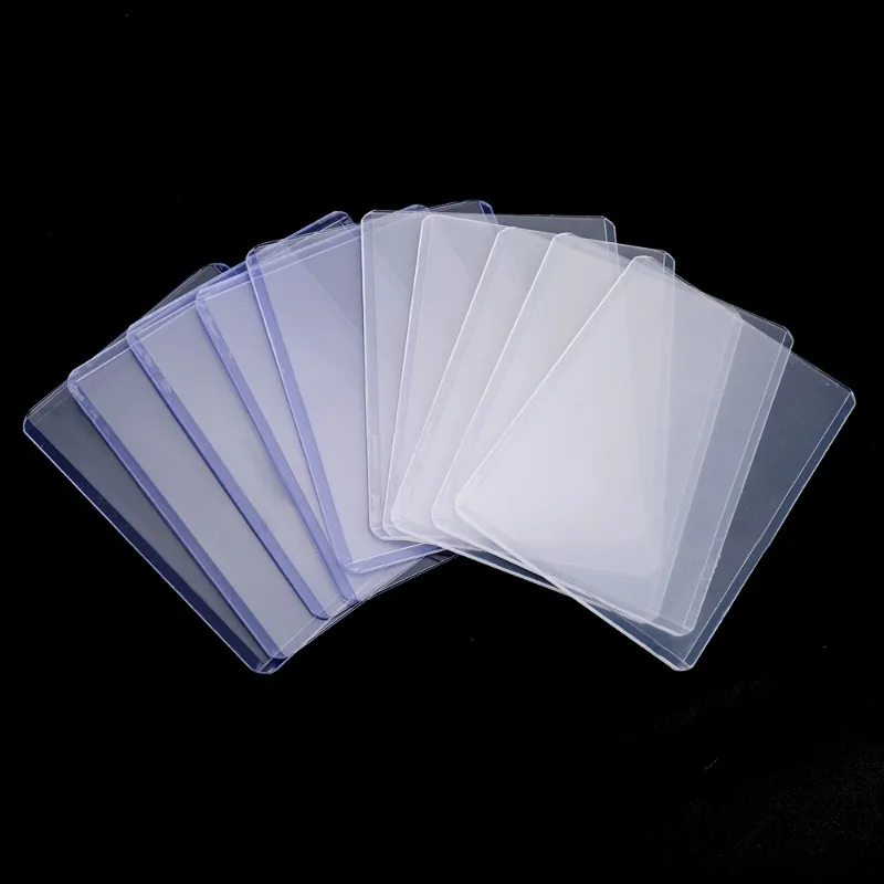 5/10/20/30/50Pcs Clear Toploaders Kpop Idol Photocard Sleeve Anti-scratch PVC DIY Gaming Trading Card HD Plastic Collect Holder 4