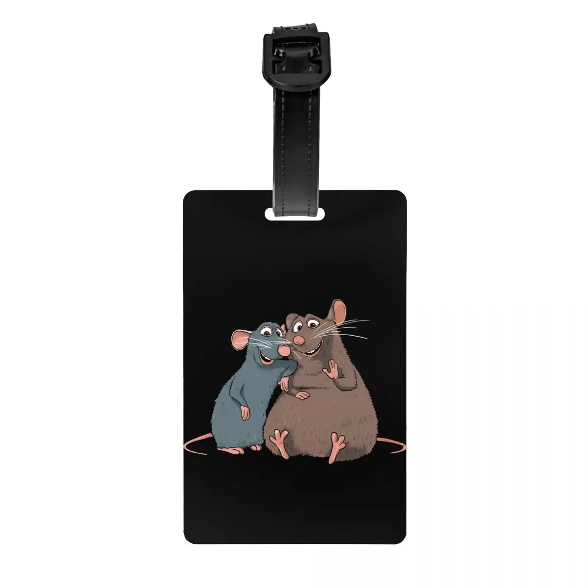 

Custom Ratatouille Chef Remy Luggage Tag for Suitcases Funny Baggage Tags Privacy Cover ID Label