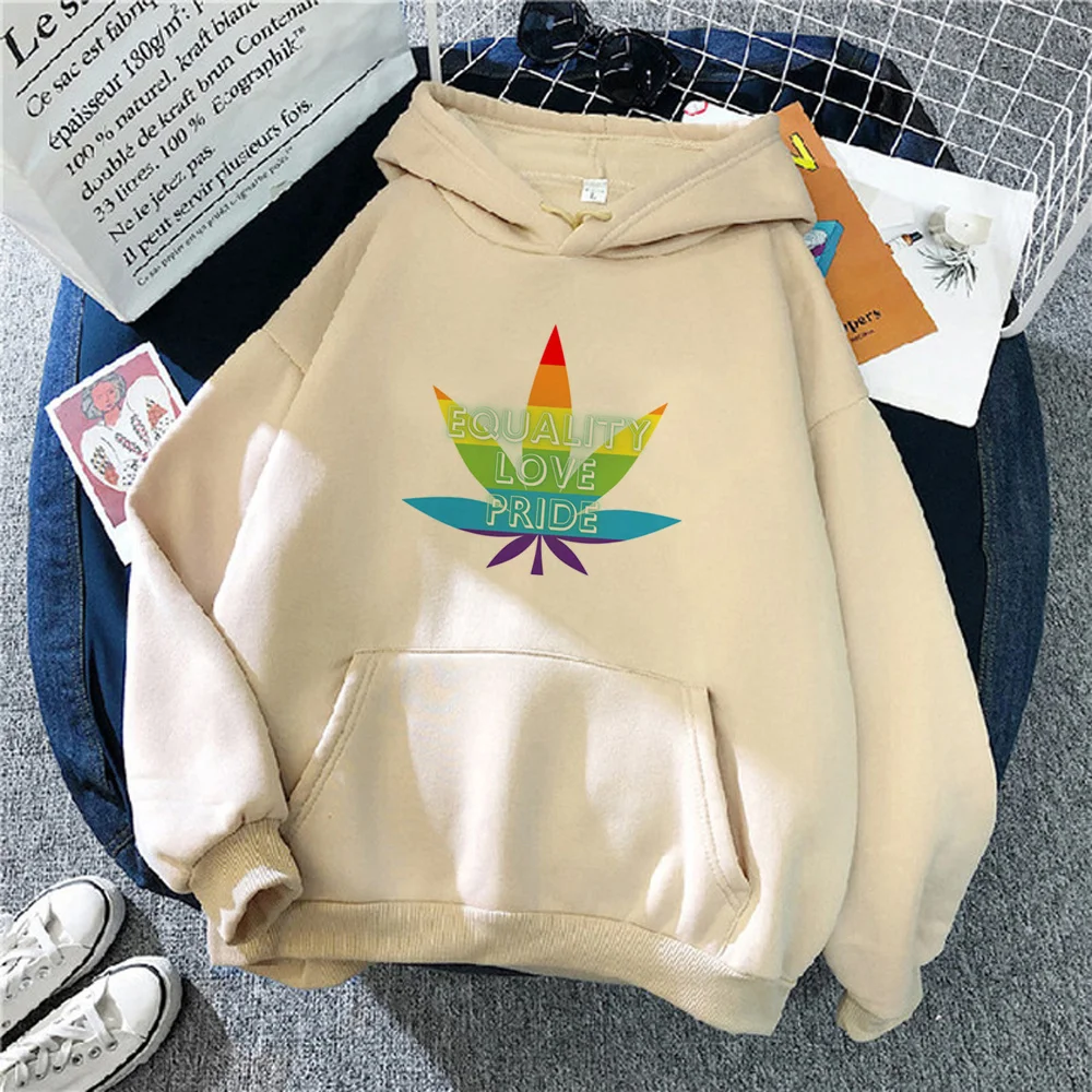 

Weed hoodies women y2k aesthetic long sleeve top anime sweatshirts female japanese pulls