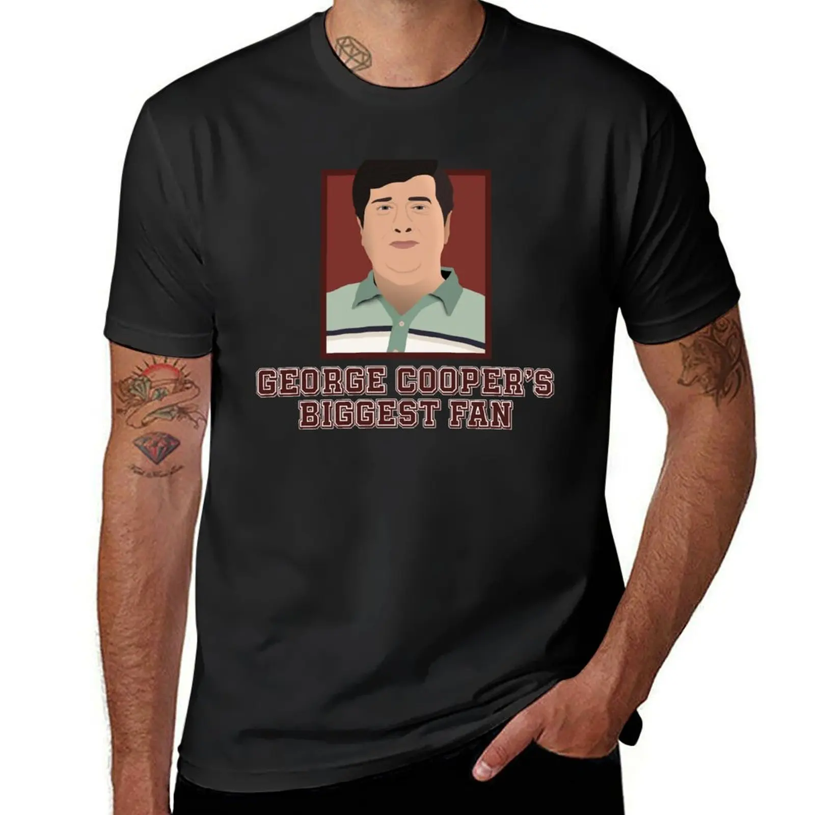 George Cooper's BIggest Fan (Young Sheldon) T-Shirt shirts graphic tees heavyweights tops t shirt men