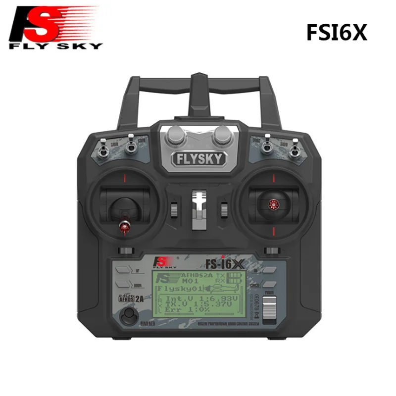 

FLYSKY FS-i6X I6X 2.4G 10CH AFHDS 2A Radio Transmitter with X6B IA6B A8S IA10B IA6 Receiver for RC Airplane Helicopter FPV Drone