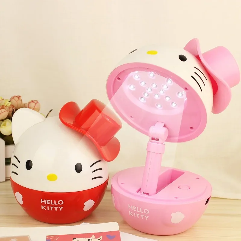 

New Sanrio Kawaii HelloKitty Anime Cartoon Led Table Lamp Night Light Bedrooms Accessories Student Young Girl Birthday Gift Cute