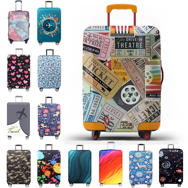 Suitable for 18-32 Inch Luggage Cover Elastic Fabric Luggage Protection Cover Luggage Dust Cover and More