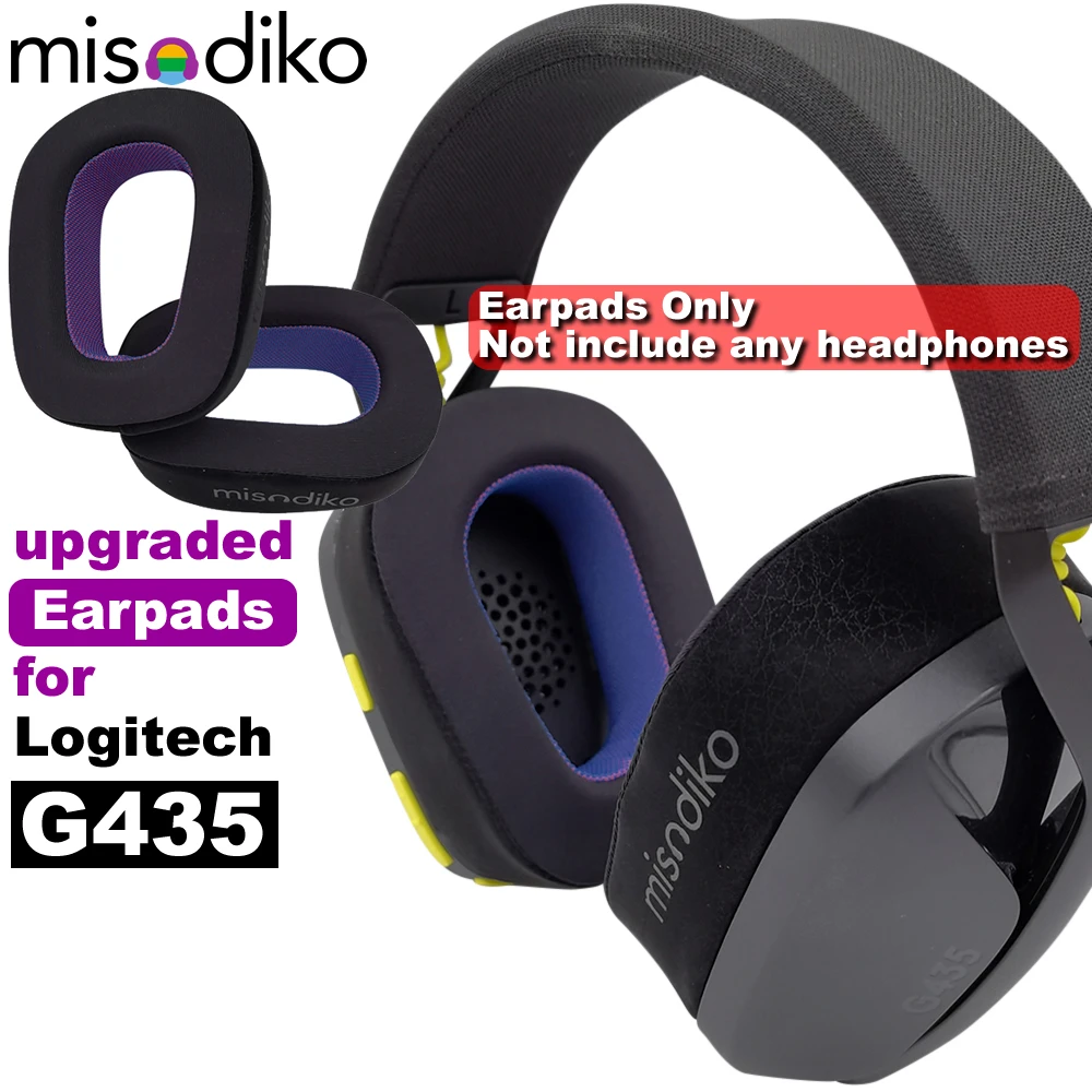 Misodiko-substituição Auriculares para Gaming Headconjunto Logitech G435