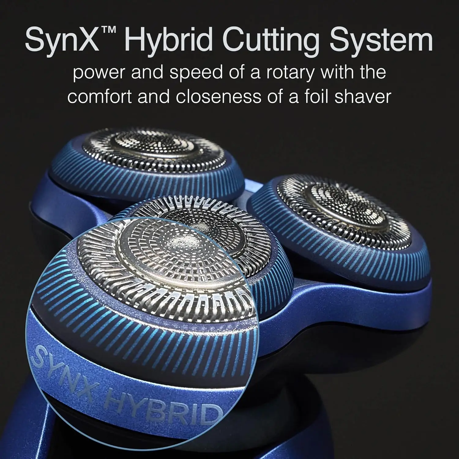 Limitless X7 Shaver for Men, Titanium Blades and Power Sense Technology, Advanced Performance Foil Rotary Electric Shaver with P
