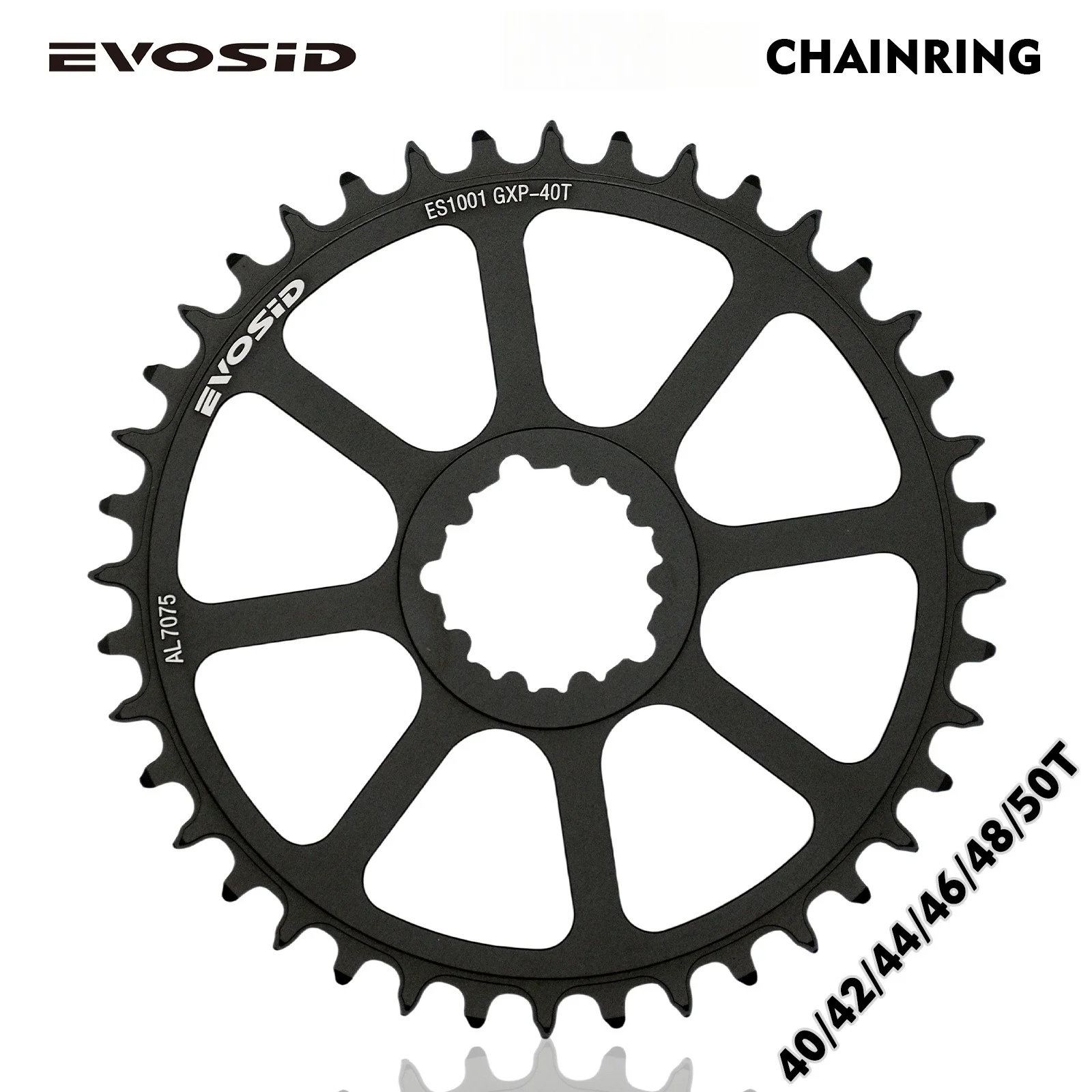 EVOSID Road Bike Chainring 40-56T Folding Gravel Chainwheel 8-12 Speed