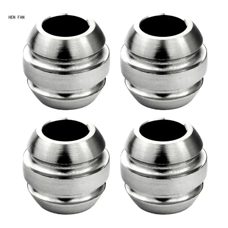 

4Pcs Stainles Knife Beads Umbrella Rope Cord Outdoor Knife Pendant Lanyard Bead M89D